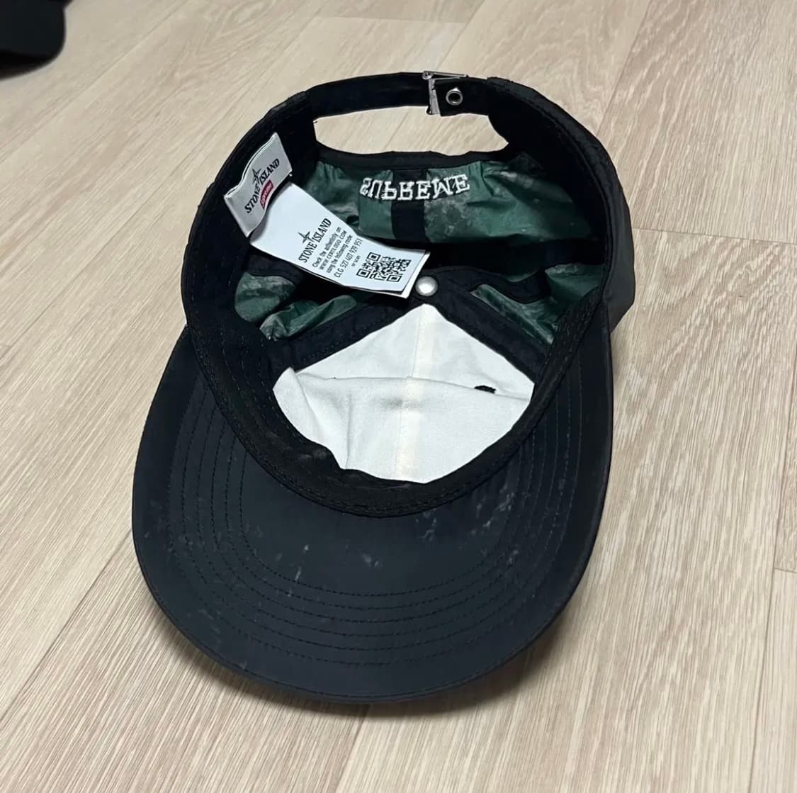 슈프림 x 스톤아일랜드 페인티드 볼캡 상품이미지2