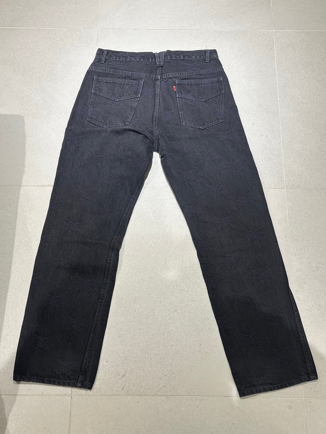 니들스 빠삐용 로고 자수 데님 팬츠 상품이미지3