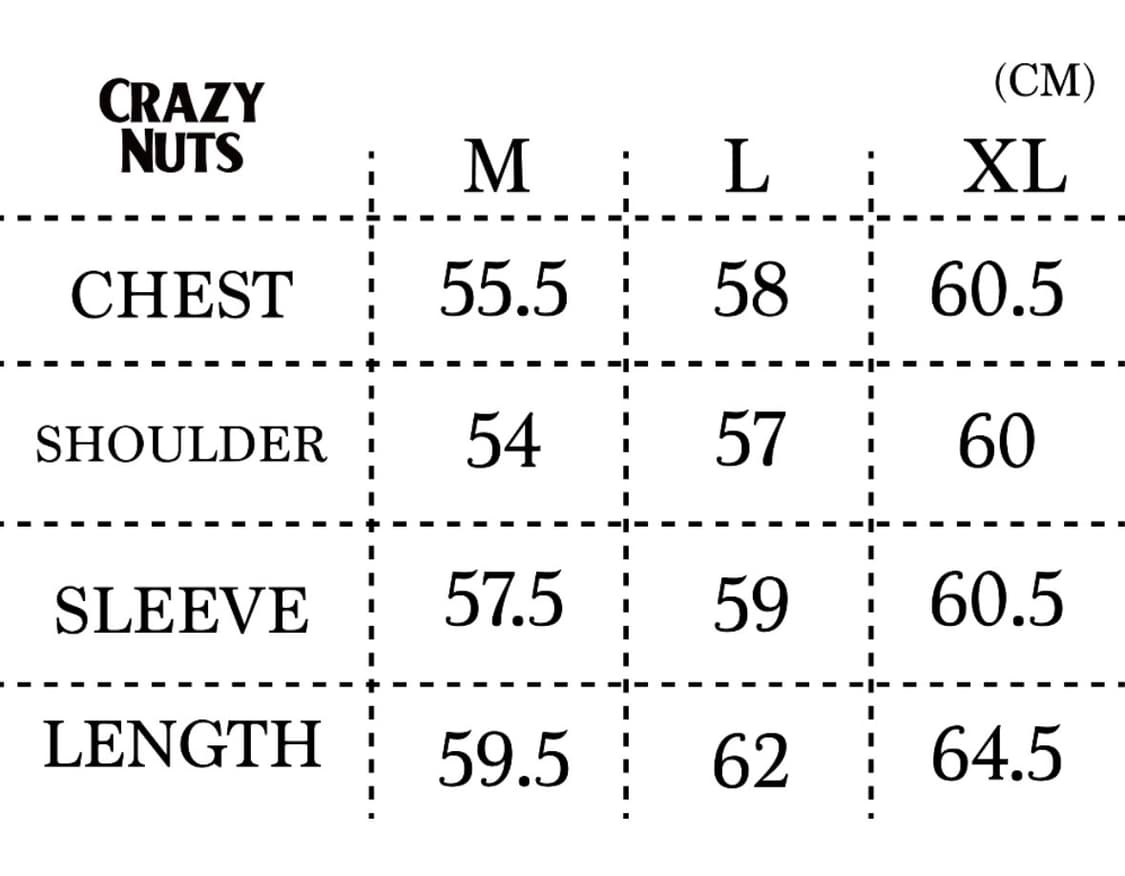 크레이지넛츠 투웨이 집업 상품이미지5