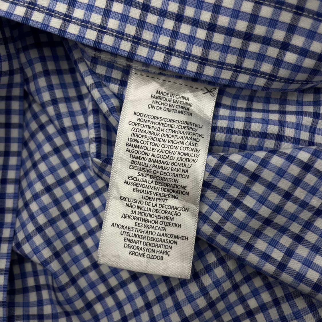 폴로 랄프로렌 네이비포니 블루 체크 셔츠 16 상품이미지6