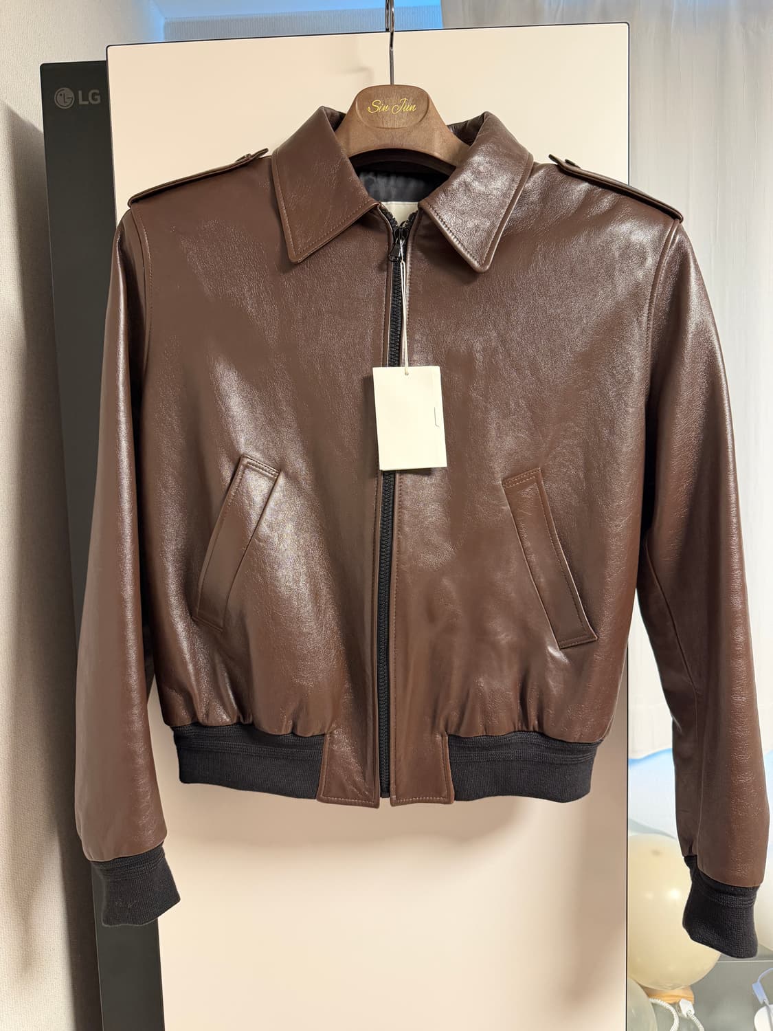 렉토 벤에폴렛 램레더 브라운 M 상품이미지2