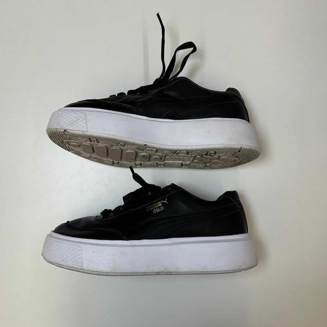 퓨마 레더 오슬로 마야 플랫폼 스니커즈 블랙 230 상품이미지2