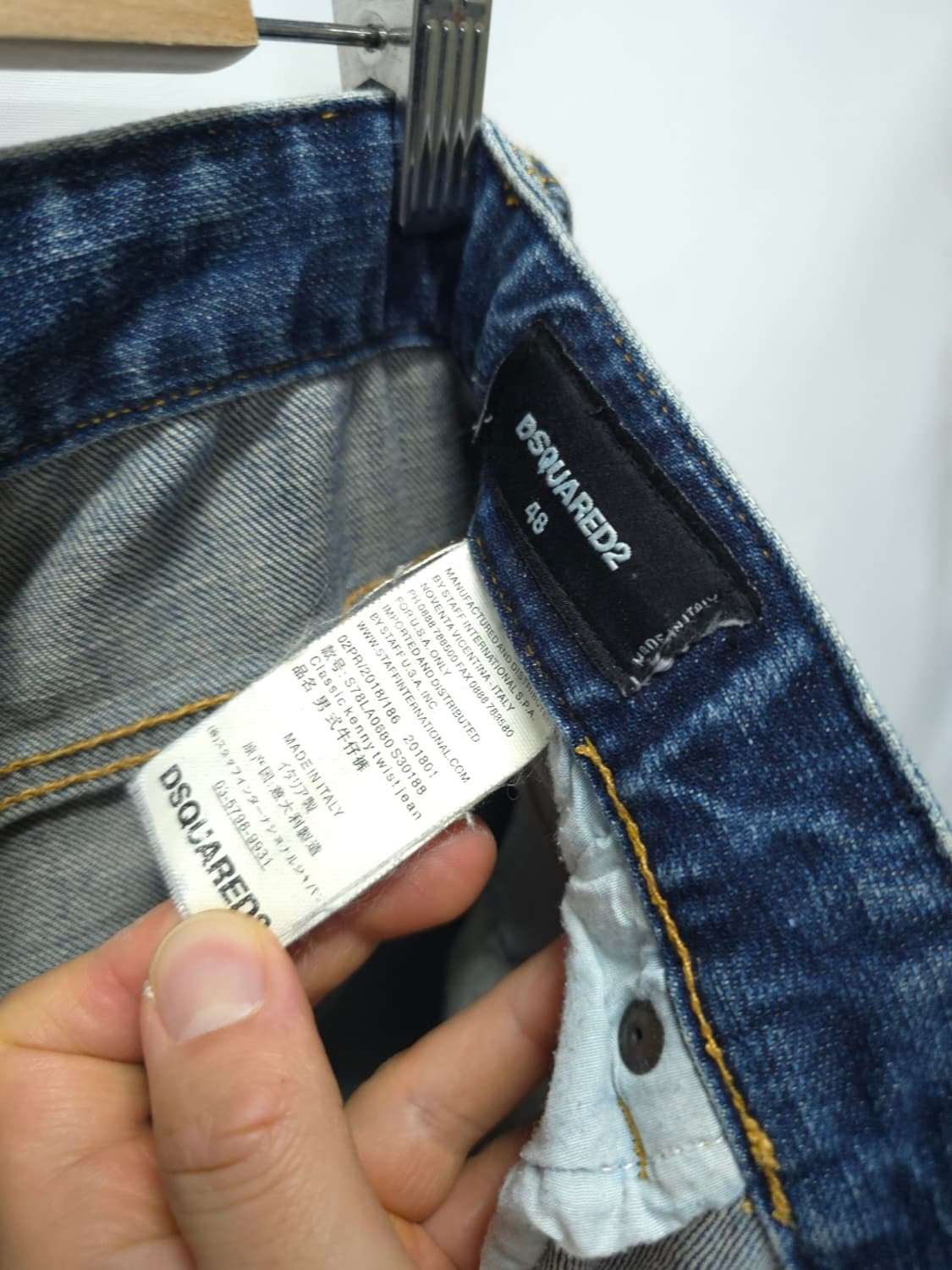 디스퀘어드2 클래식 케니 트위스트 진 (30사이즈 / 페인팅 워싱) 상품이미지10