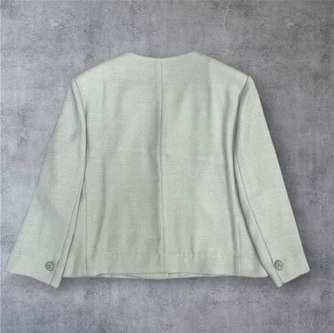 쉬즈미스 Shesmiss 민트 라운드넥 트위드 숏 자켓 66 상품이미지5