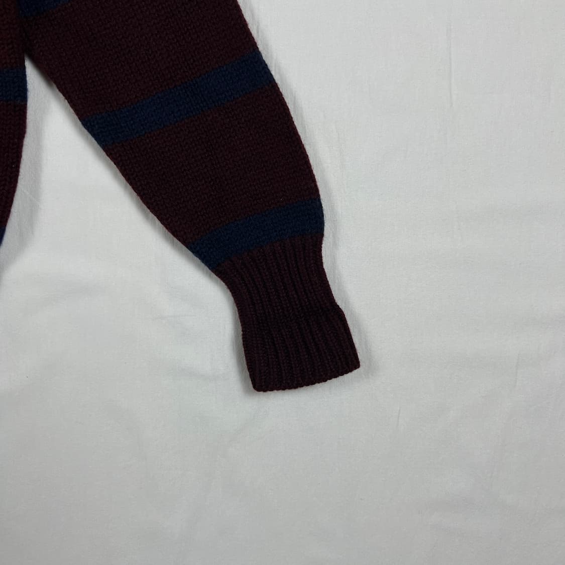 80’s 88년도 폴로랄프로렌 스크리블 로고 스트라이프 니트 상품이미지4