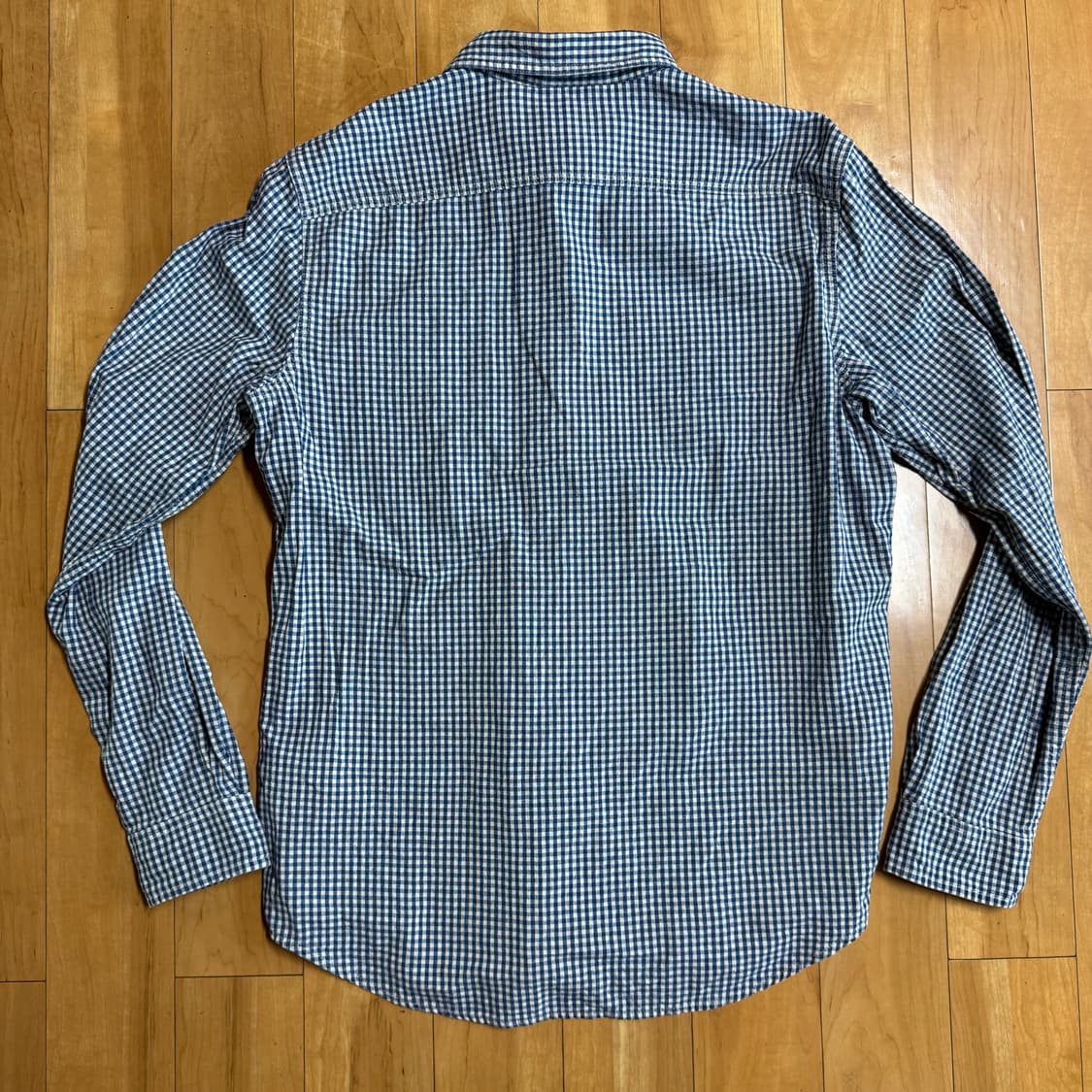 랄프로렌 데님앤서플라이 깅엄체크 셔츠 네이비 M 상품이미지6