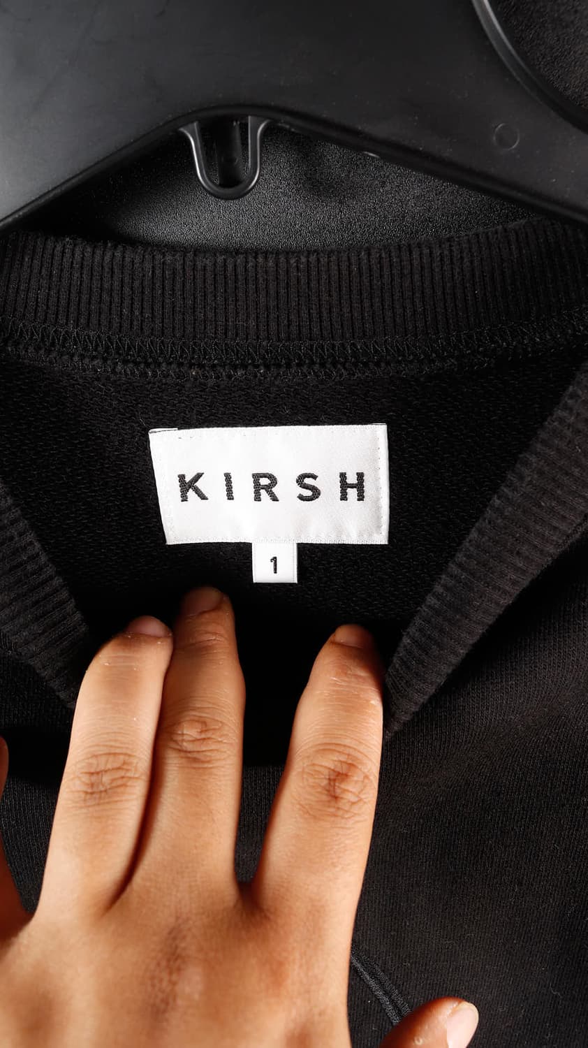 키르시 블랙 후드티 상품이미지6