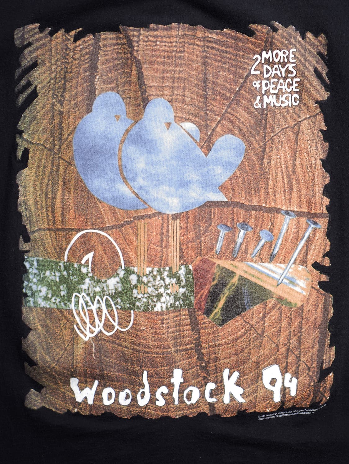 94‘s Woodstock 25th Concert T-Shirt 상품이미지3