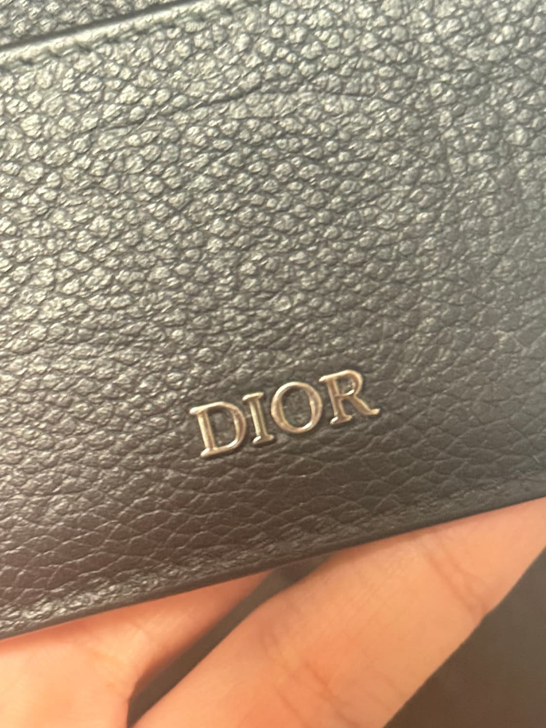 디올 오블리크 그래비티 카드지갑 블랙 상품이미지4