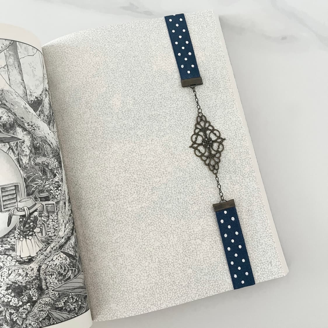 리본 펜던트 북밴드 ⊰antique charm⊱ book-band 상품이미지3