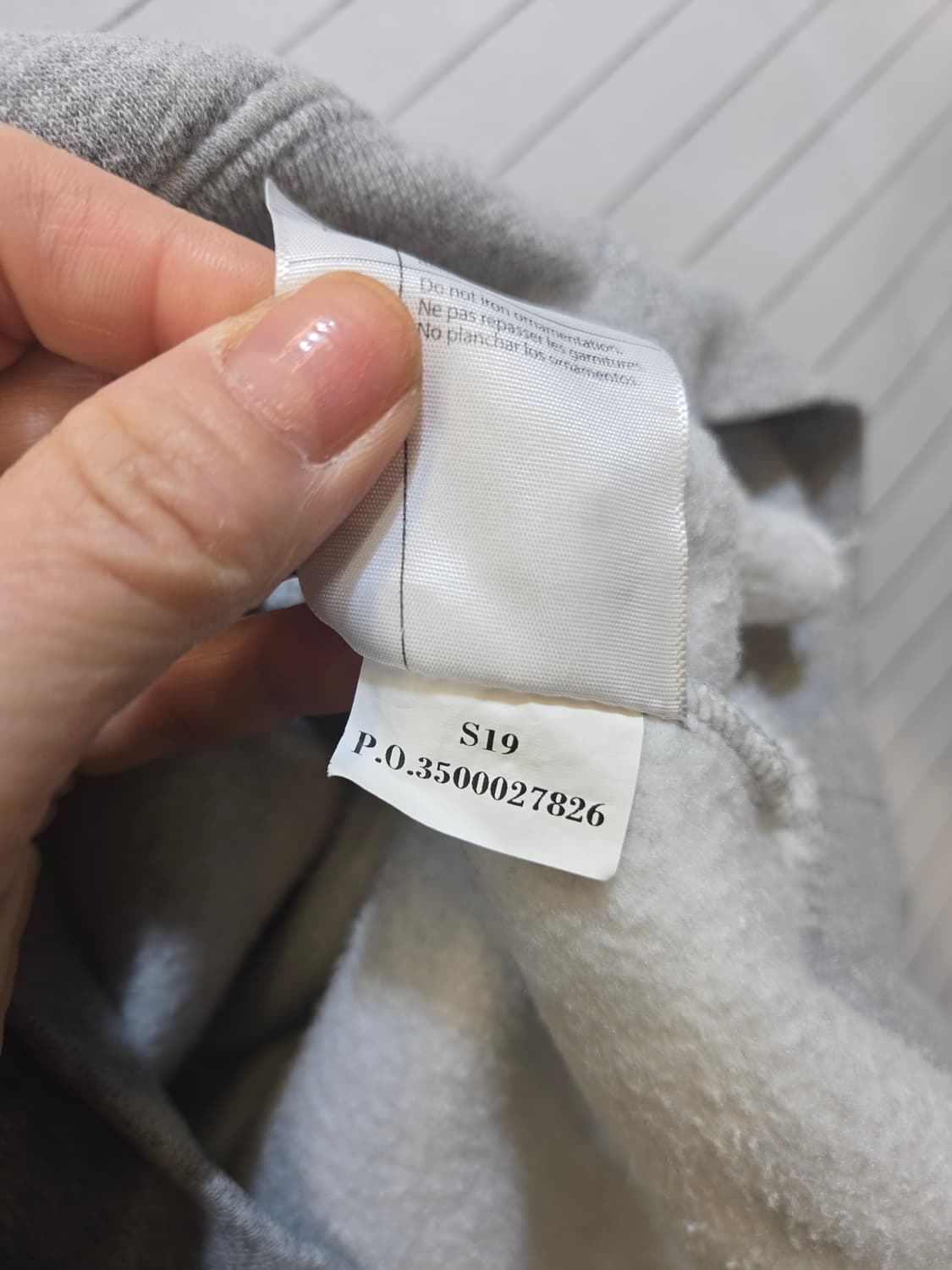 칼하트 그레이 후드티 로고 슬리브 상품이미지7