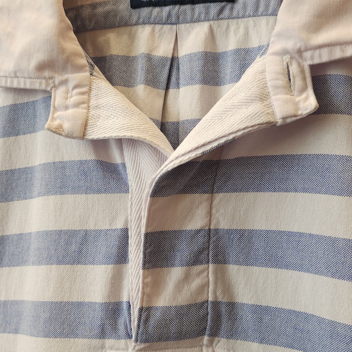 90s 폴로 럭비티 카라티 프리즈너 옥스포드 셔츠 usa 메이드 xl 상품이미지5