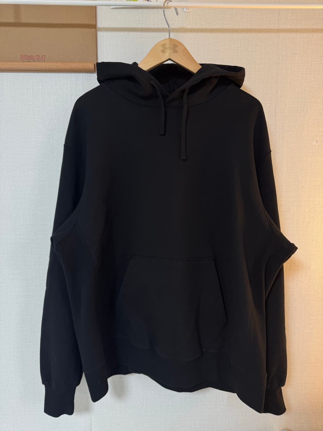 [XL]이스트로그 퍼머넌트 후드티 블랙 상품이미지1