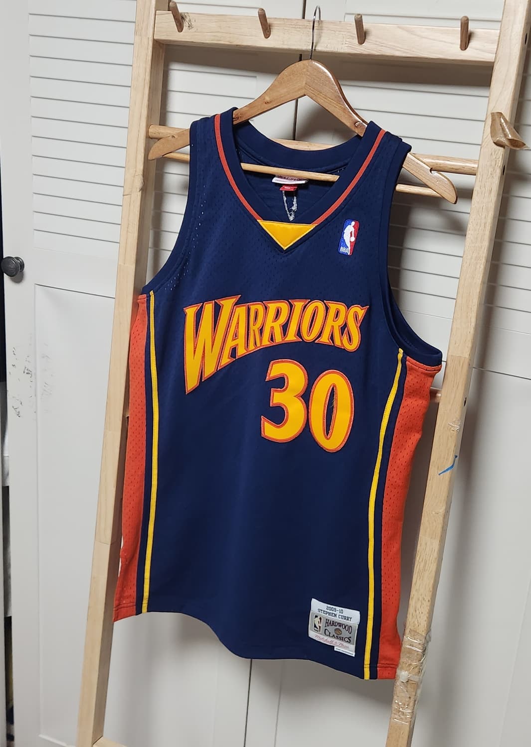 미첼앤네스 골든 스테이트 워리어즈 스윙맨 저지 스테판 커리 농구복 상의 상품이미지5