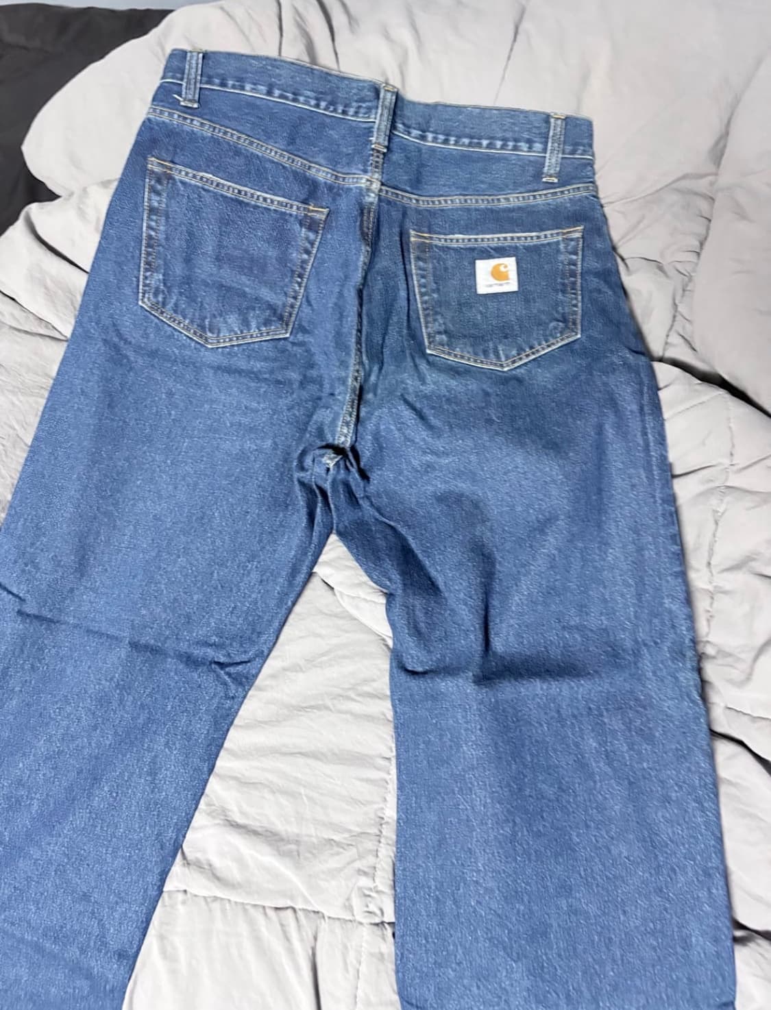 칼하트wip 더블니 연청 중청 랜든팬츠 중청 상품이미지6