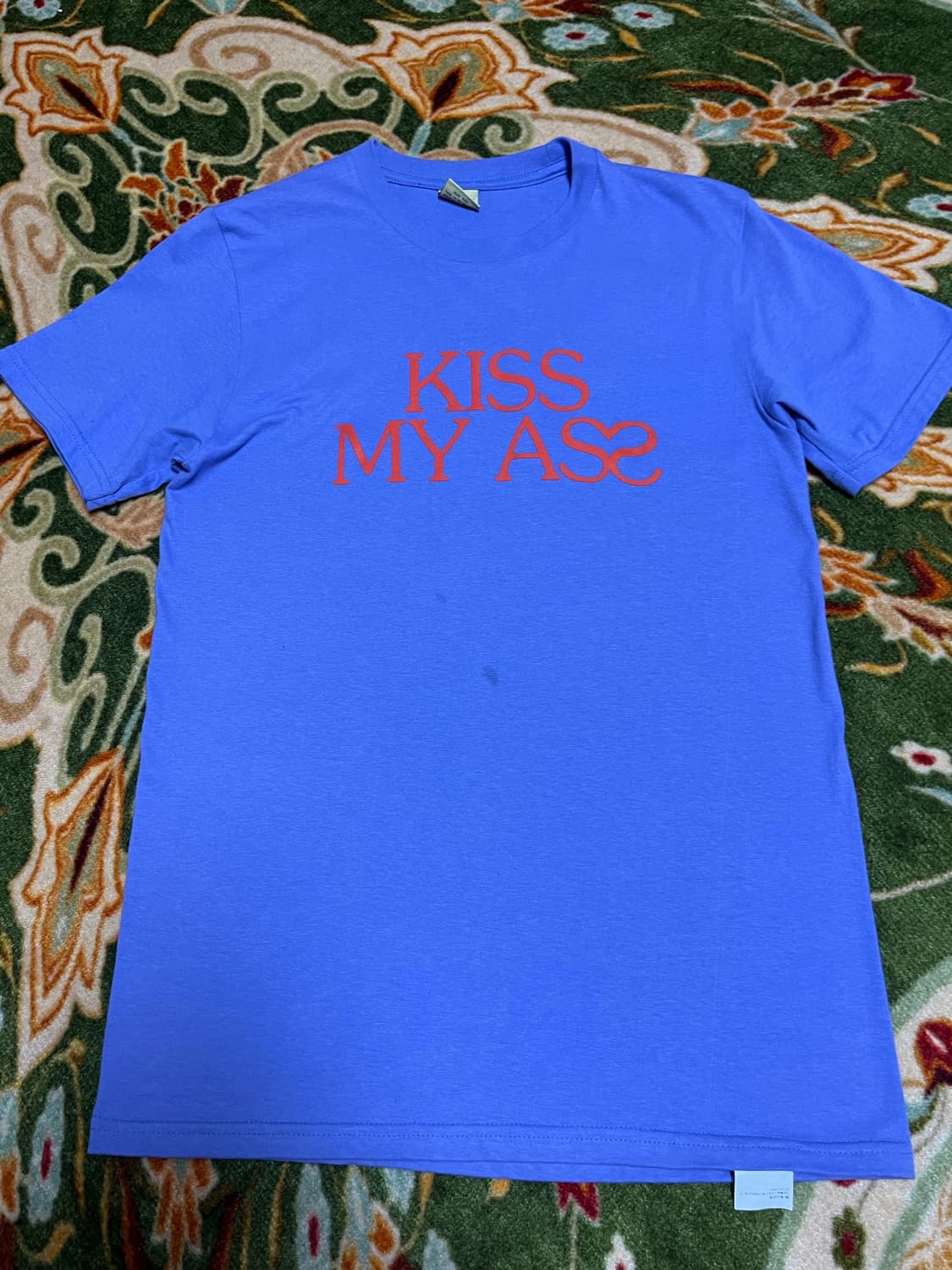 [S] 퍼킹어썸 반팔 kiss my ass 상품이미지1