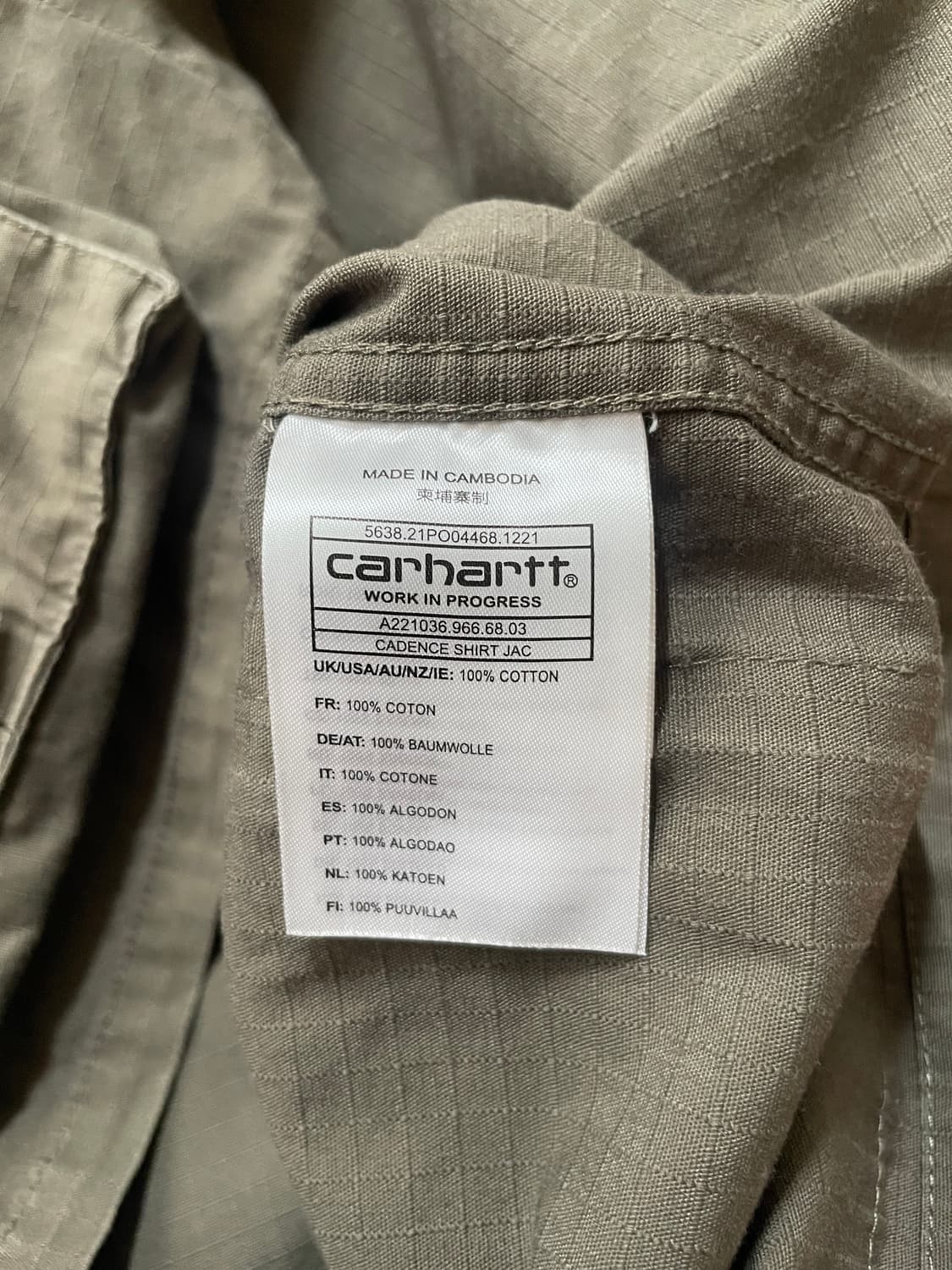 Carhartt wip Cadence Shirt Jacket 상품이미지6