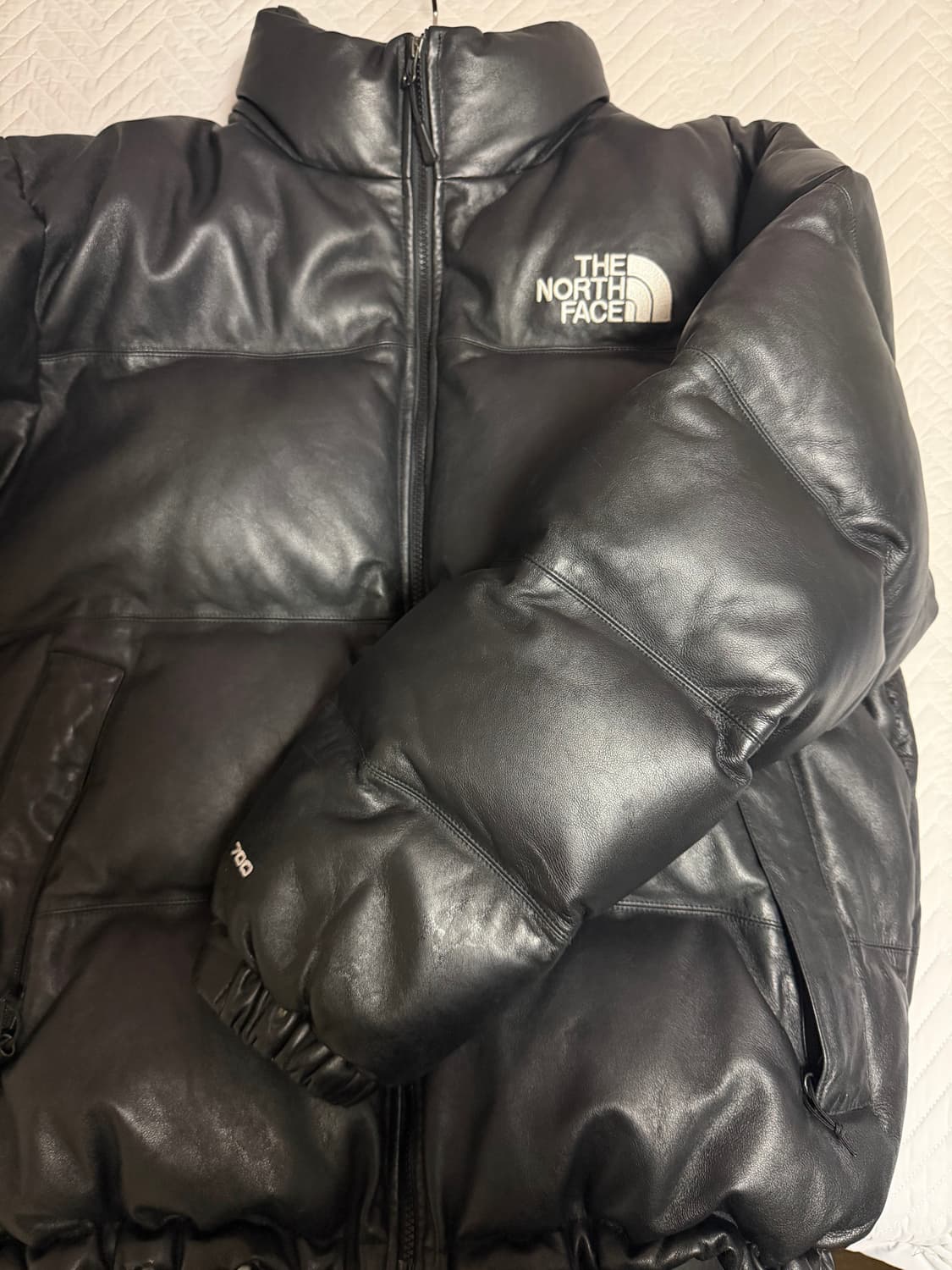 슈프림X노스페이스 레더 눕시 (XL) 상품이미지4