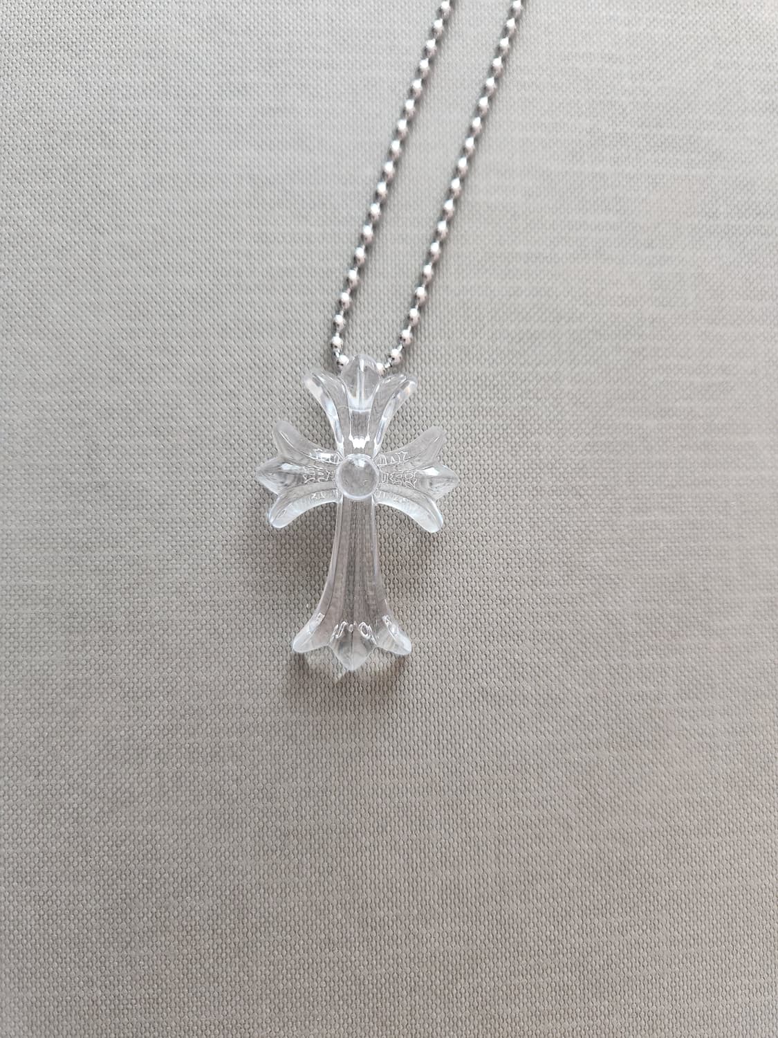 크롬하츠 아오야마 20주년 실리콘 목걸이 클리어 상품이미지2