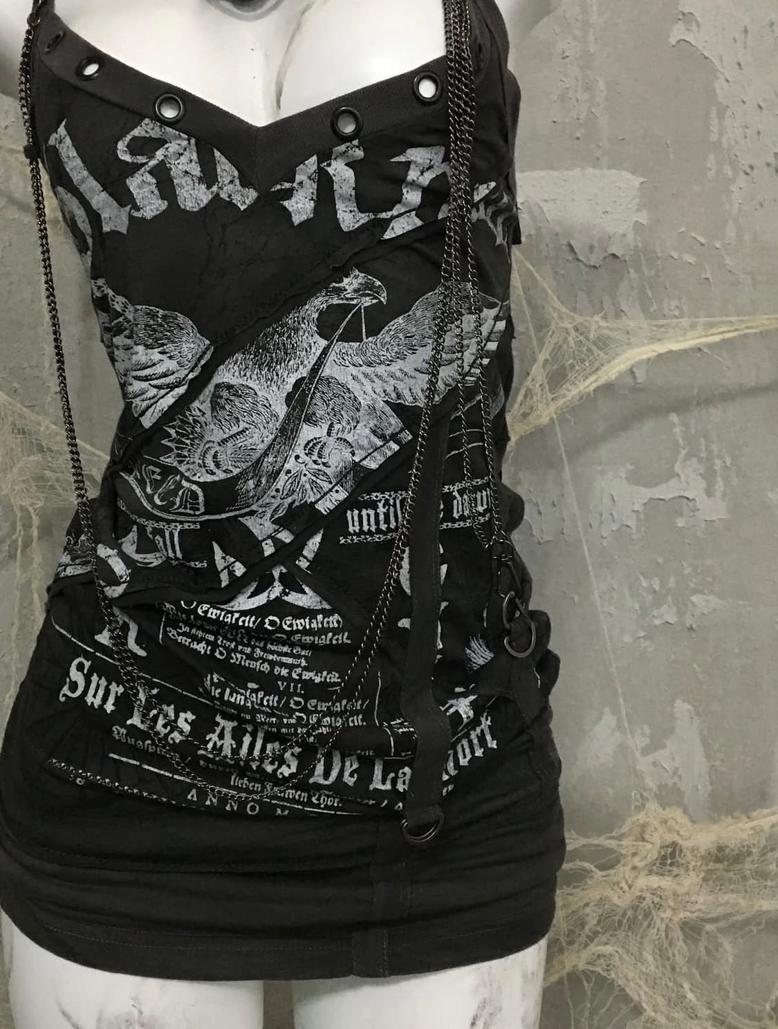 Salvage Chain Detail Sleeveless 상품이미지1