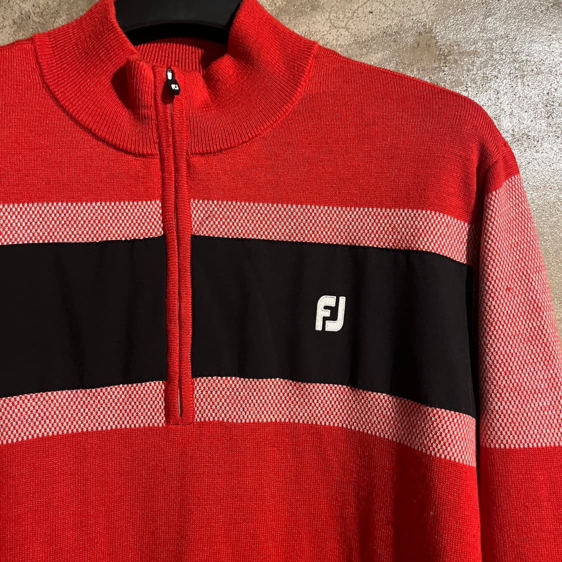 풋조이 FJ 반집업 니트 상품이미지2