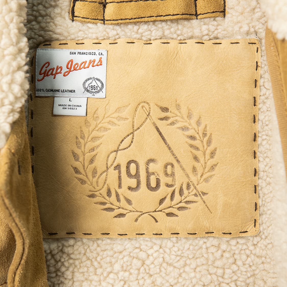[113] 00s 올드갭 GAP 1969 리얼 스웨이드 랜치코트  상품이미지7