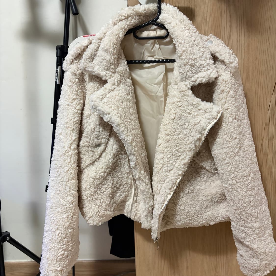 뽀글이 크롭 숏자켓 점퍼 상품이미지1