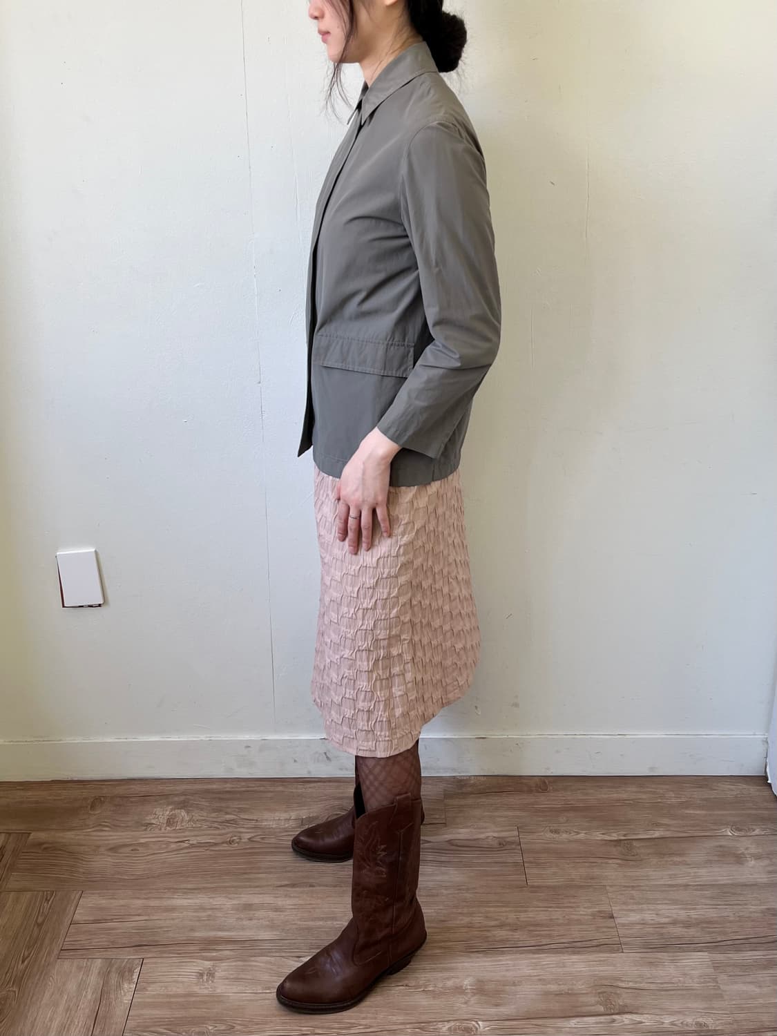 MaxMara 나일론 카라 자켓 상품이미지9