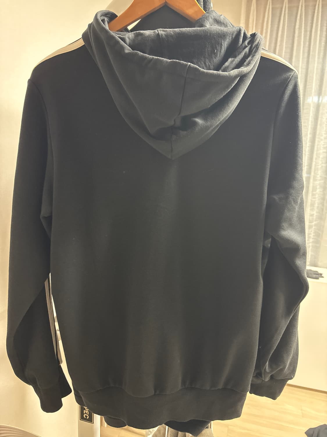 아디다스 후드집업 블랙 상품이미지3