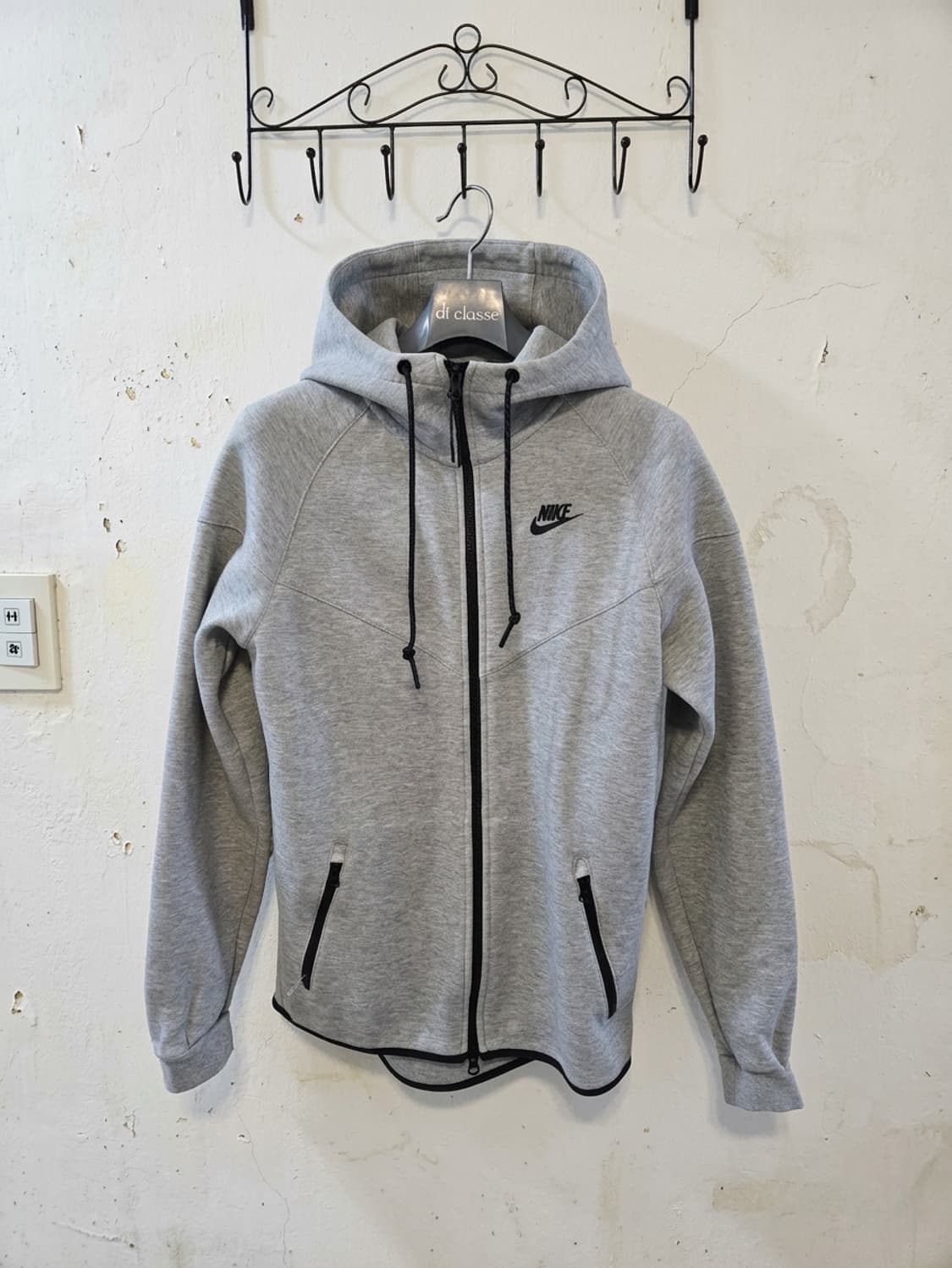 나이키 테크 플리스 후드티 S 회색 상품이미지1