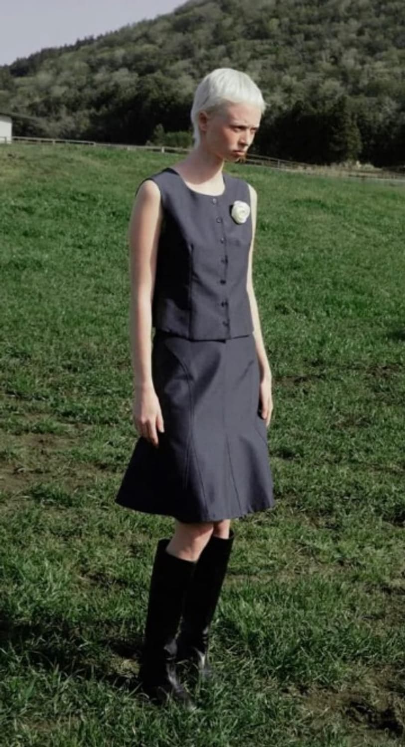 버뮬라 고어드 플레어 스커트  상품이미지1