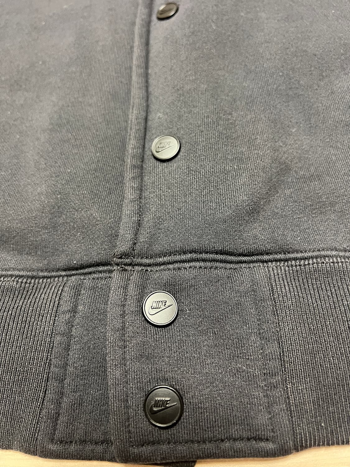 나이키 PROPERTY OF 로고 버튼 스웻 자켓 / 네이비 / XL  상품이미지6