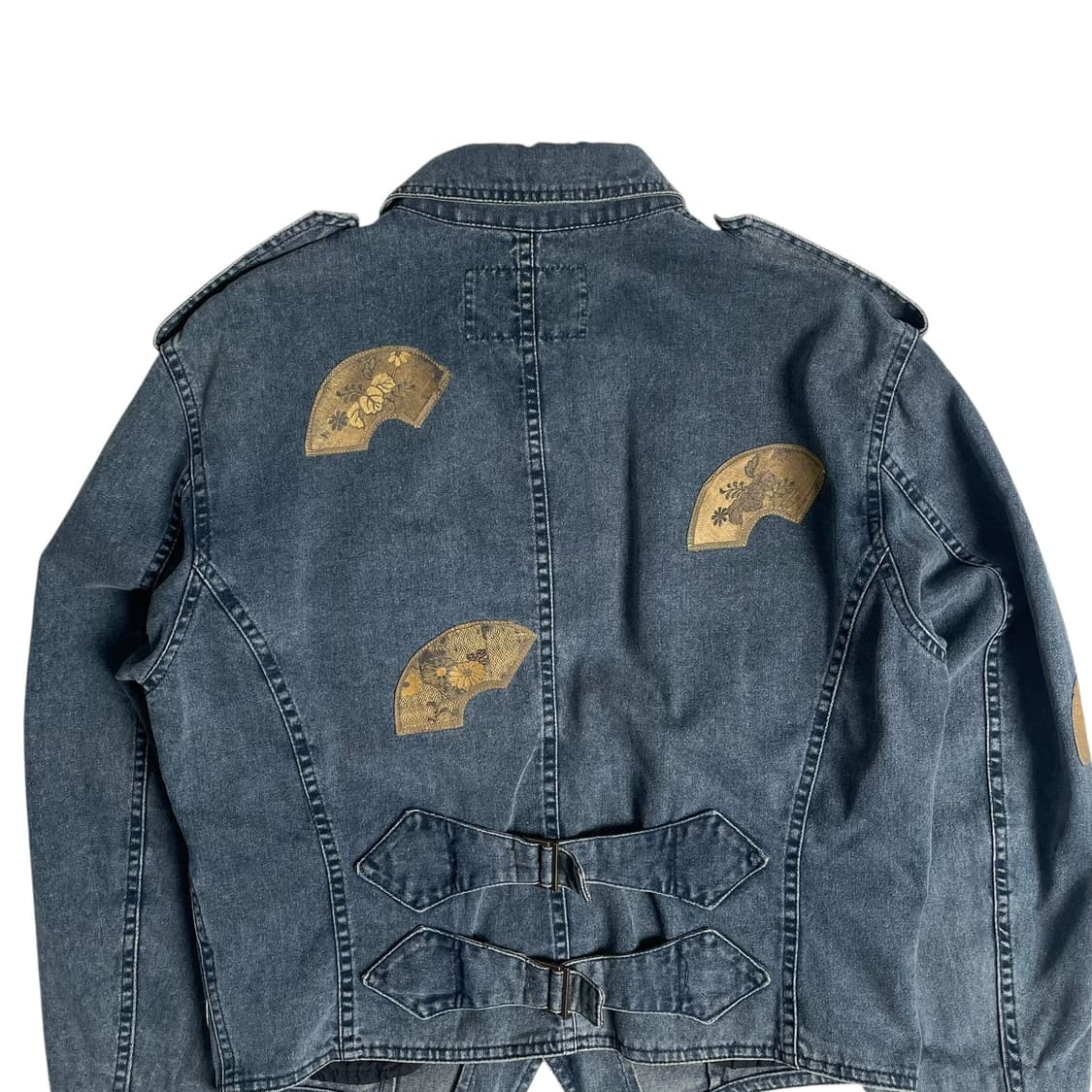 90's armani jeans 동양부채 데님 자켓 (italy)   상품이미지8