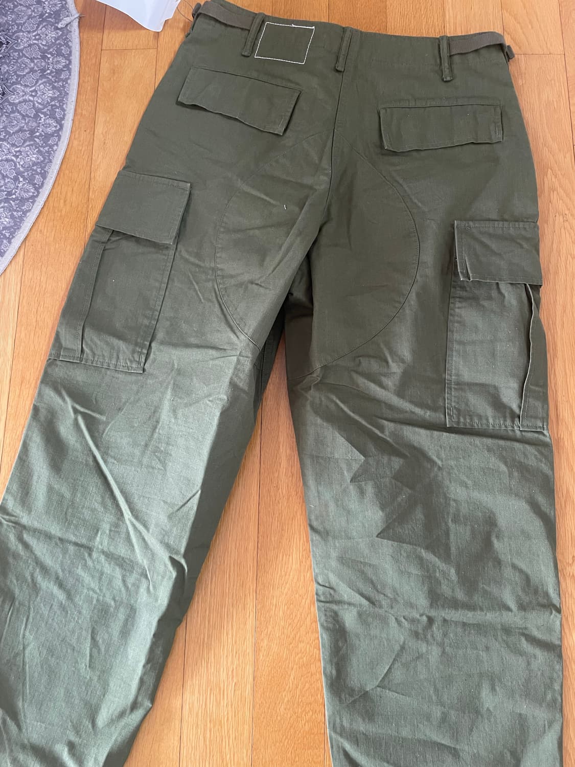 카키스 스톡 카고팬츠  상품이미지2