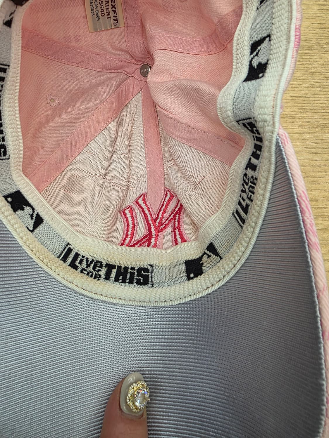 MLB 핑크 캡 모자 XS-S 상품이미지4