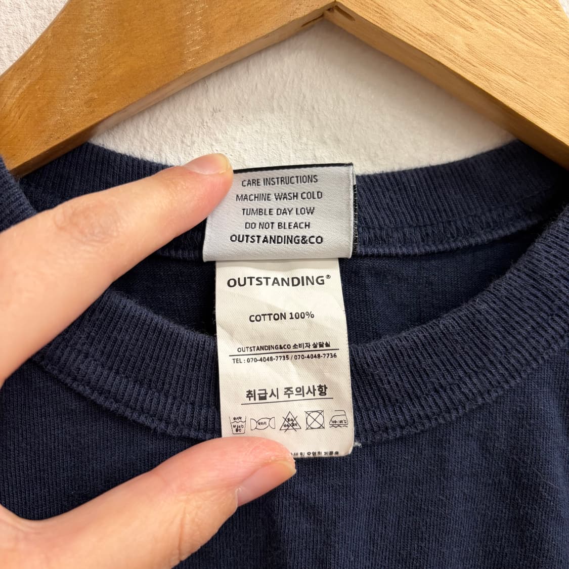 OUTSTANDING U.S. NAVAL 반팔 티셔츠(S) 상품이미지4