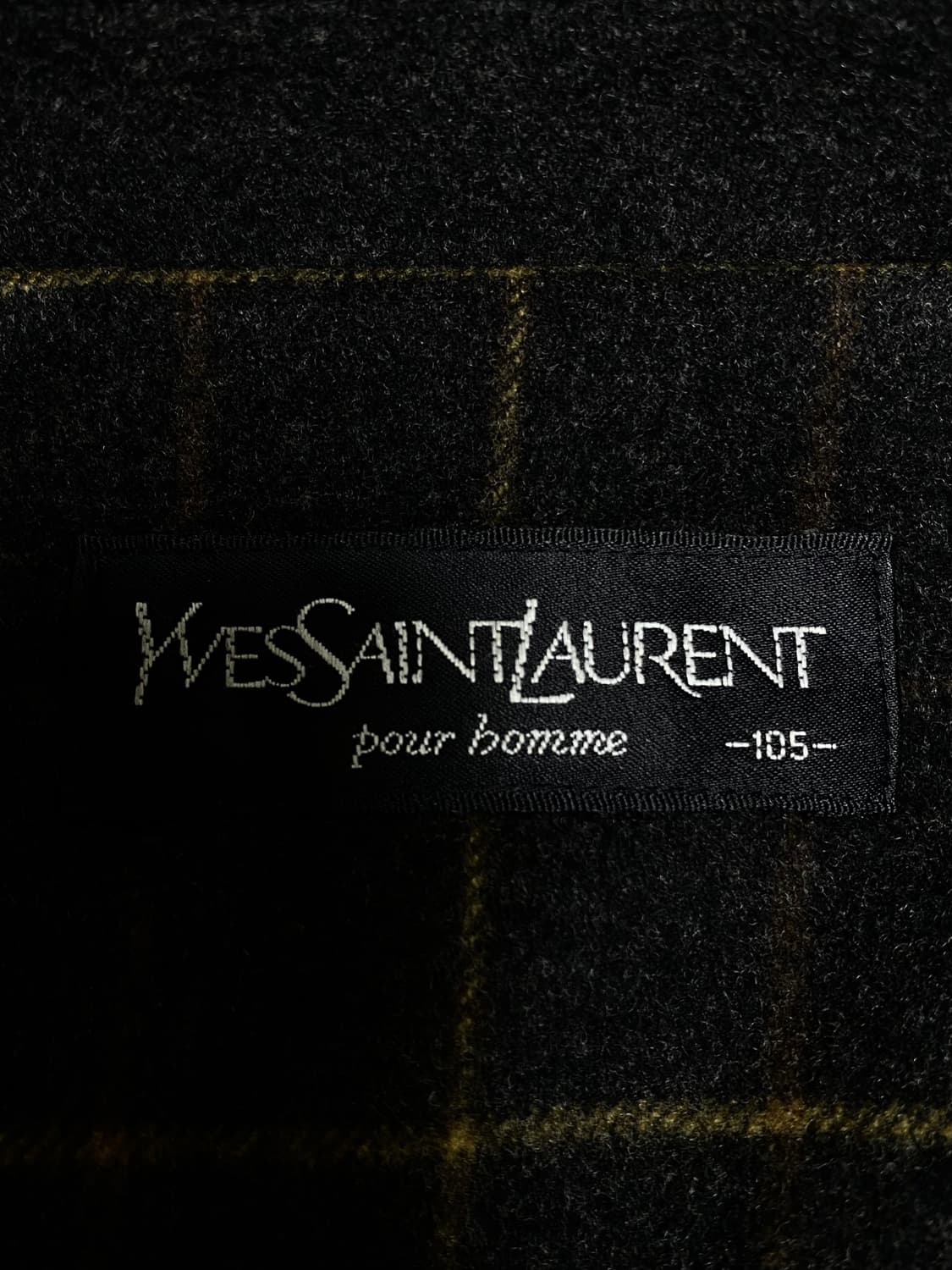 YVES SAINT LAURENT YSL 로고 울캐시미어 점퍼 상품이미지8