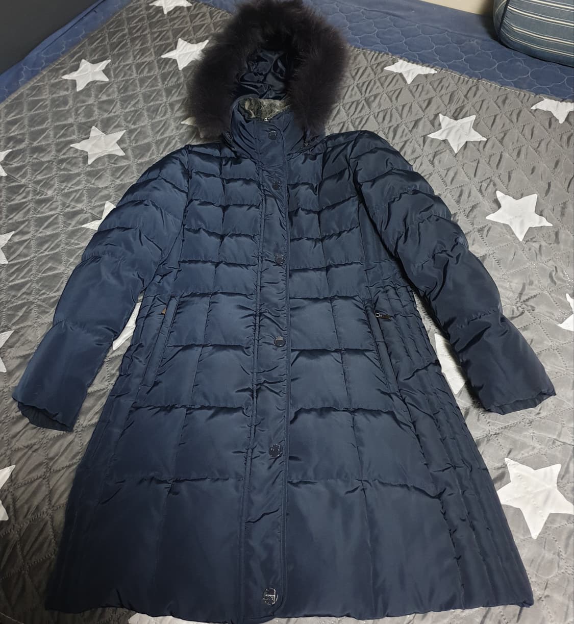 KANEX CLUB 덕다운 롱패딩 네이비 (66) 상품이미지1