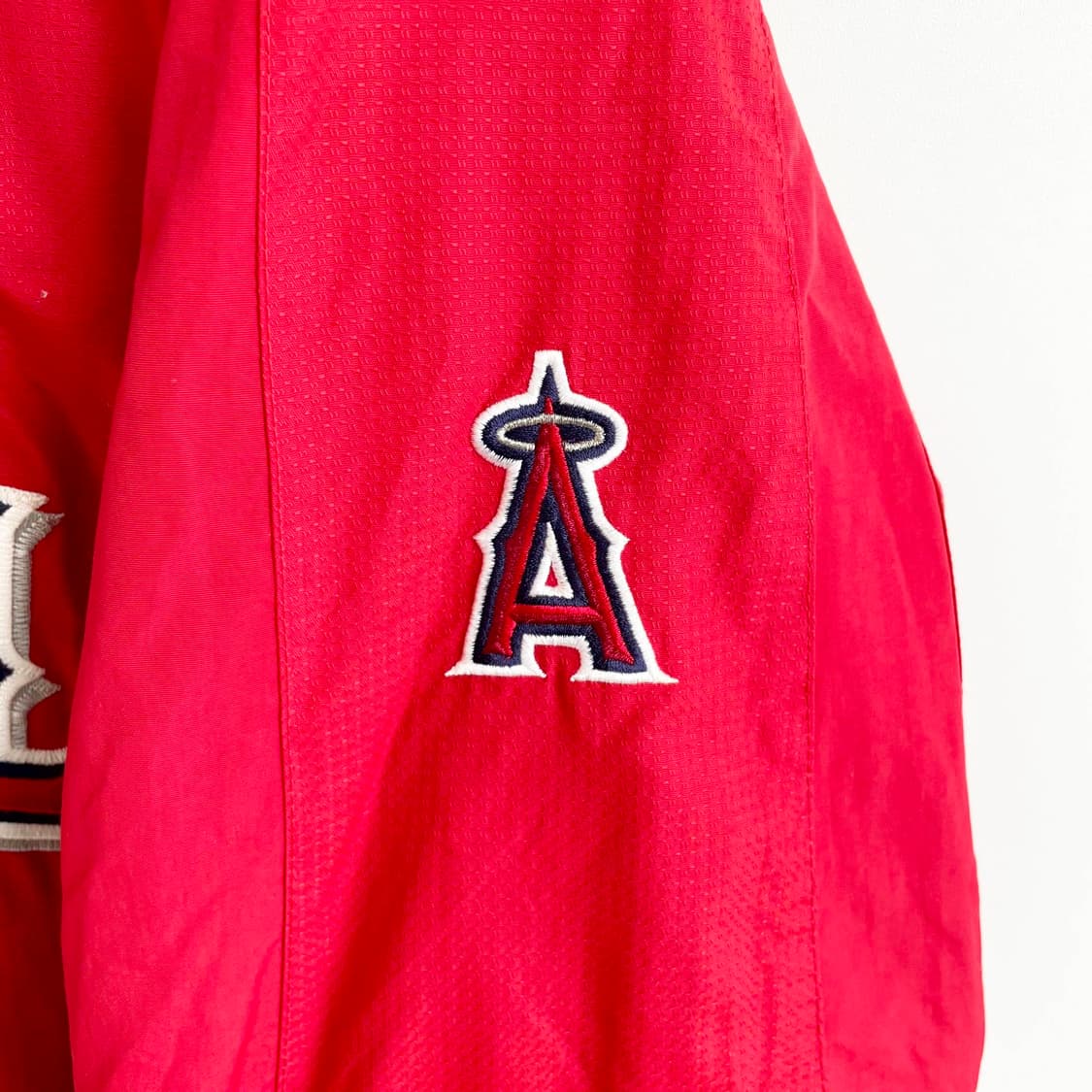 F1 마제스틱 애너하임 에인절스 윈드브레이커 웜업 재킷 L사이즈 상품이미지5