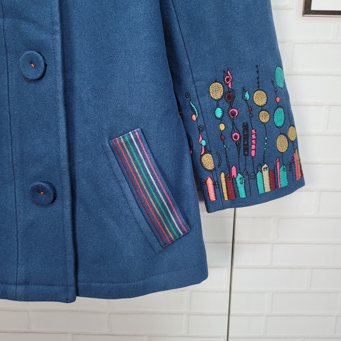 OILILY 오일릴리 자켓 코트 모 60% 36사이즈 상품이미지3