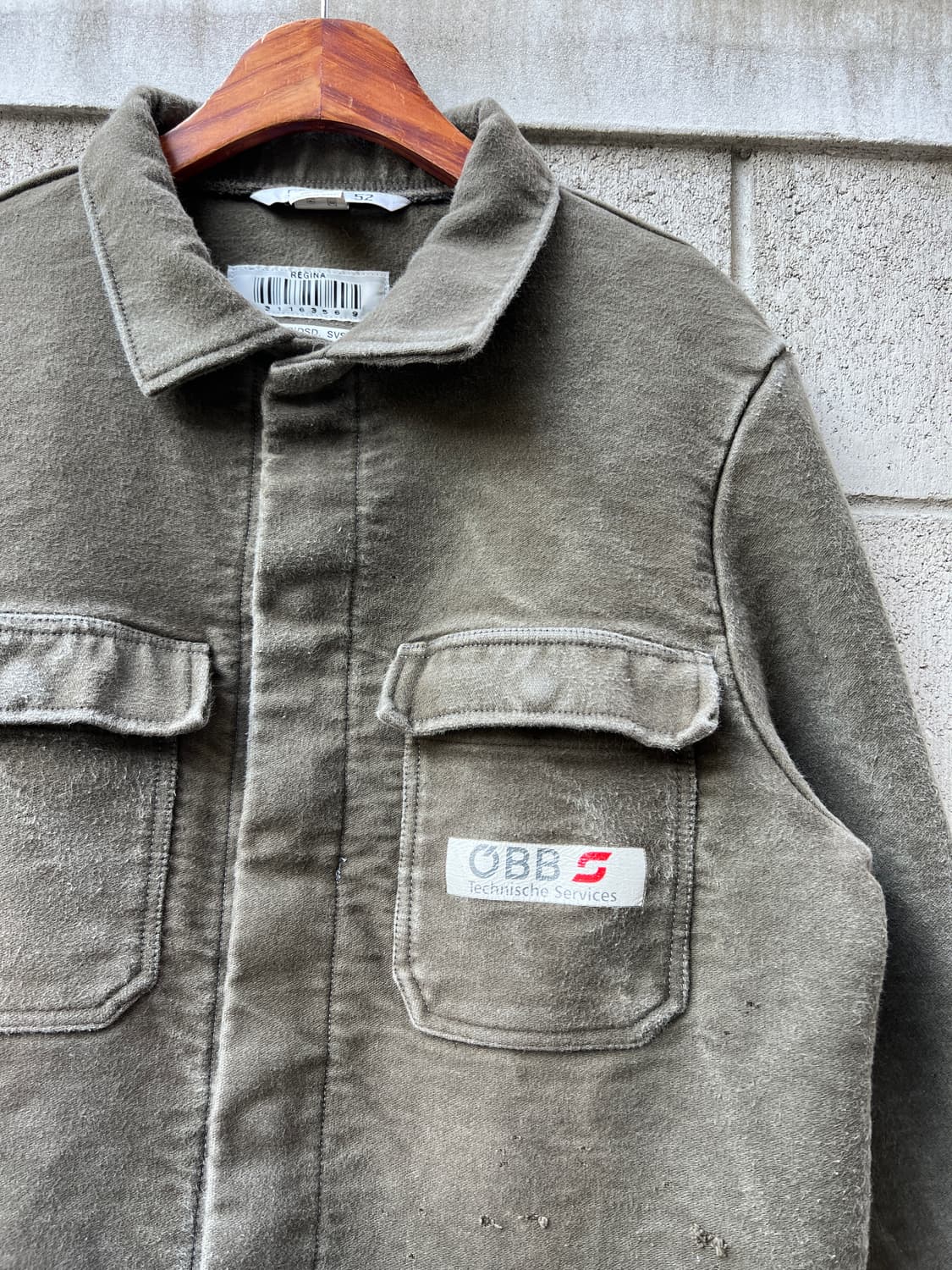 OLD EURO MOLESKIN FRENCH WORK 빈티지몰스킨워크자켓 상품이미지5