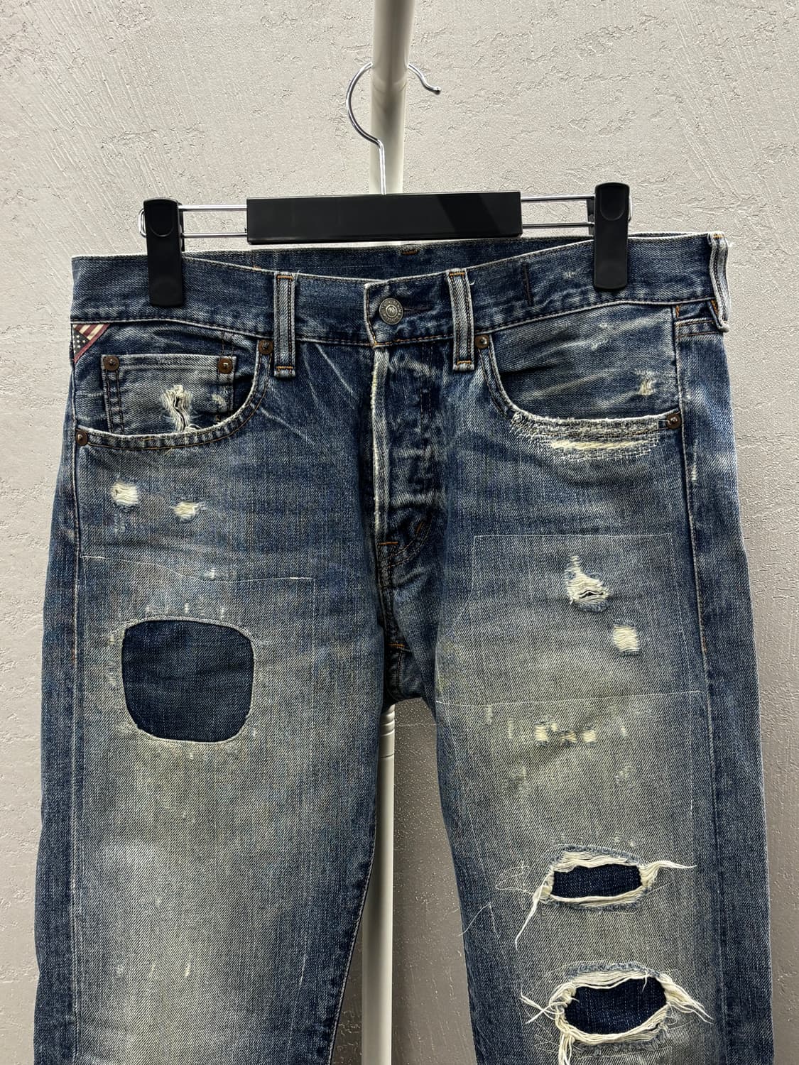 데님 앤 서플라이 랄프로렌 디스트레스트 워싱진 30 상품이미지3