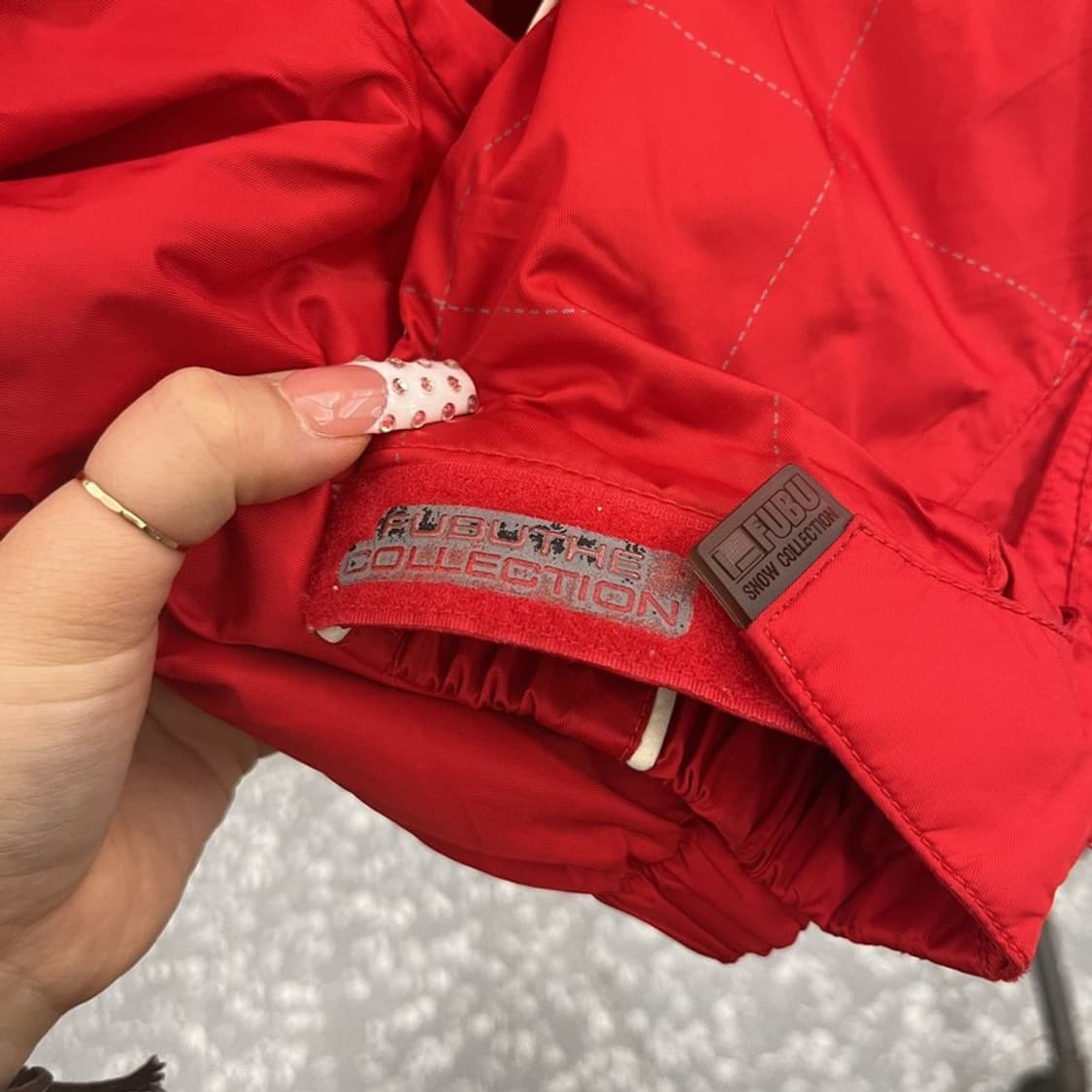 푸부 올드스쿨 레트로 포드 머스탱 레이싱 바람막이 자켓 L C10432 상품이미지7