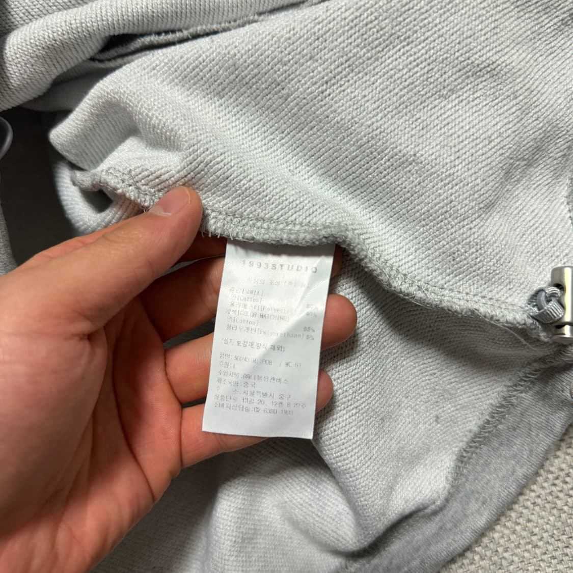 LG 트윈스 x 1993 스튜디오 하프집업 맨투맨 상품이미지5