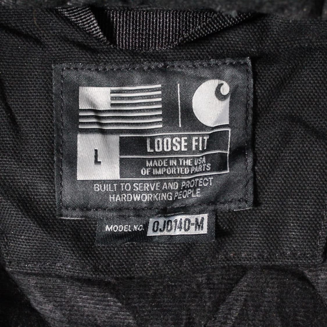 Carhartt 칼하트 J140 블랙 워크 자켓 상품이미지4