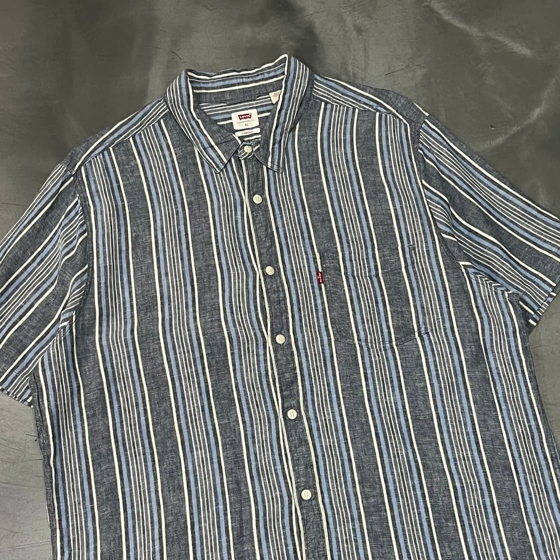  리바이스 스트라이프 하프 셔츠 y16437 상품이미지3