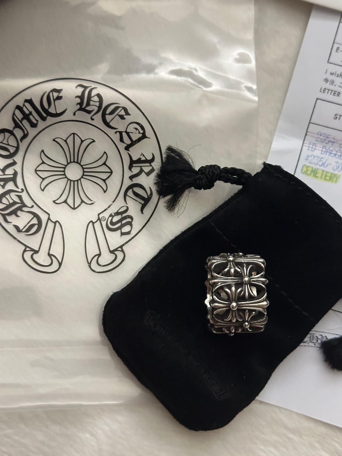 [us9.5] 크롬하츠 세메터리링 상품이미지5