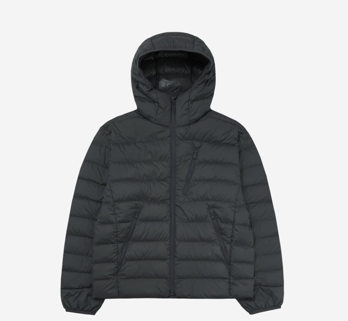 [M] 무신사 스탠다드 시티 레저 후디드 라이트 다운 재킷 그레이 상품이미지1