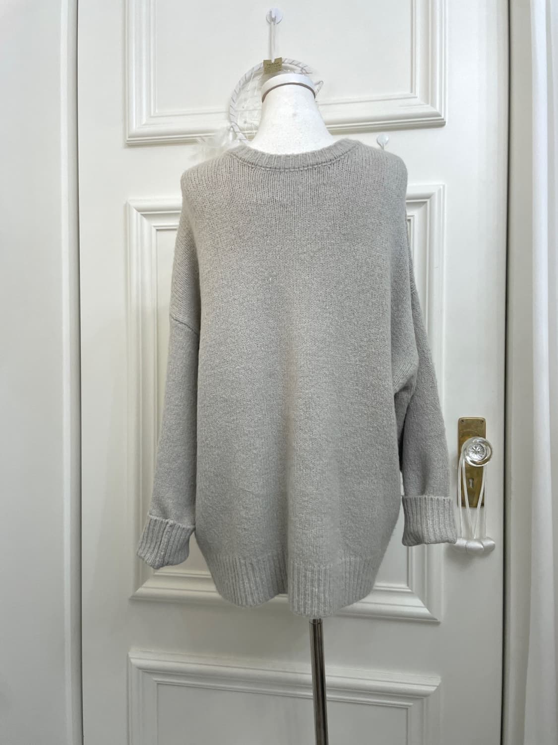 ash gray warm loose cardiagn(size-M) 상품이미지3