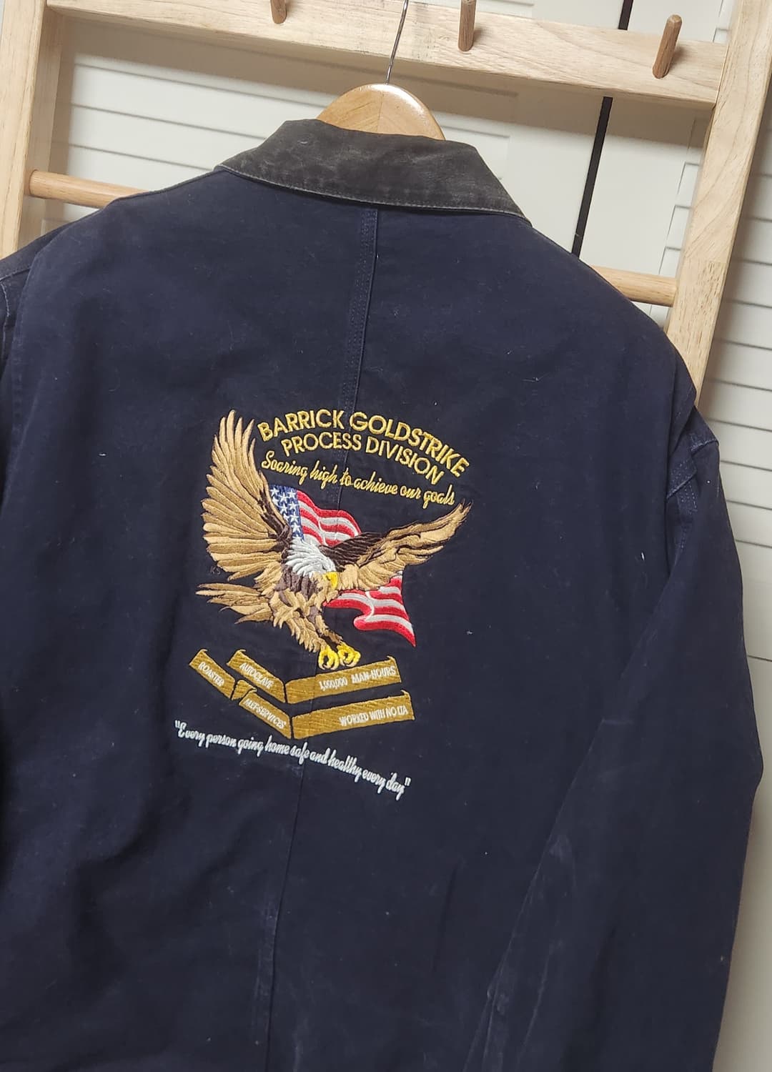 칼하트 디트로이트 딥네이비 c81 워크 자켓 상품이미지3